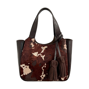 原创·送挂件 小瑞靓包 牧野远 马毛菜篮子包包女 2025新款斜挎包