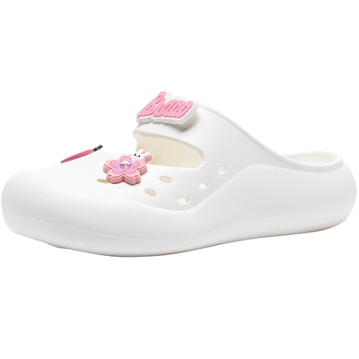 热风洞洞鞋女2026年夏季新款百搭凉拖包头拖外穿拖鞋子H62W26217A