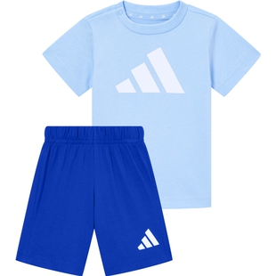 adidas阿迪达斯婴童运动休闲短袖套装JC9641