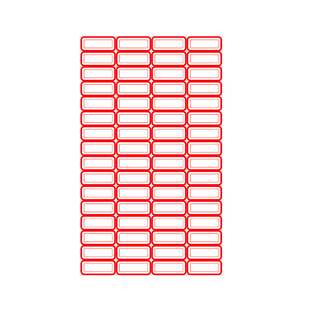 标签贴纸标签纸自粘不干胶贴纸防水口取纸空白手写可粘贴姓名价格商品分类标记贴便签纸钥匙记号贴办公用品
