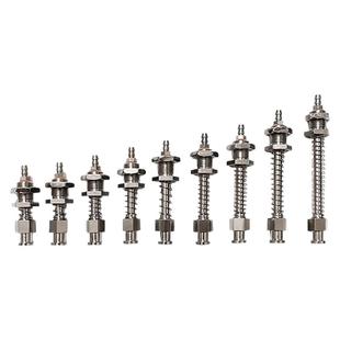 天行大头直通金具尾部进气M10 12机械手吸盘配件固定支架真空吸杆