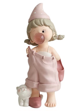 样板间儿童房卡通兔子软装摆件