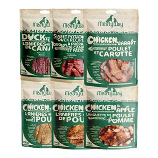 Meatyway爵宴宠物零食鸭胸肉干鸡肉干磨牙棒训练奖励泰迪狗狗零食