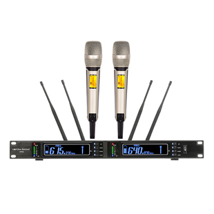 Glen Ralston格伦士顿无线话筒一拖二家用K歌麦克风专用舞台演出