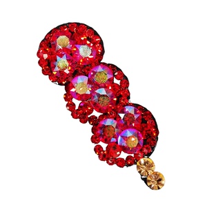 米龙原创设计华子水钻碎发刘海糖葫芦鸭夹边夹掰掰夹轻奢发饰