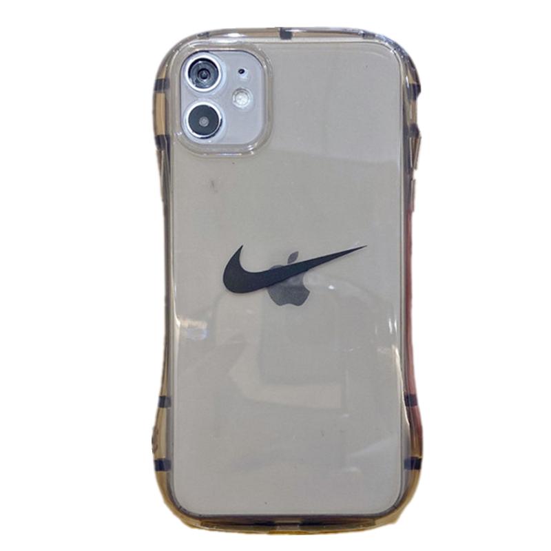 黑色16适用苹果13pro手机壳14nike8plus潮11男女xsmax/xr透明12全包勾勾防摔潮牌TPU软ins保