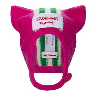 【童趣怪诞】Charles Jeffrey Loverboy 马海毛立体狐狸耳针织帽