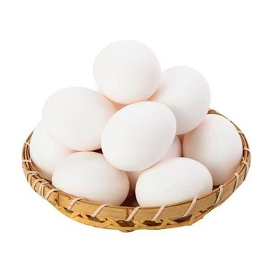 新鲜白皮鸡蛋农家散养白羽鸡蛋白壳蛋现捡现散养优质白鸡蛋整箱