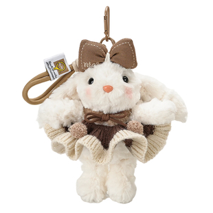 【弥野造物】咖色毛绒小兔子包包挂件玩偶可爱公仔挂饰送女生礼物