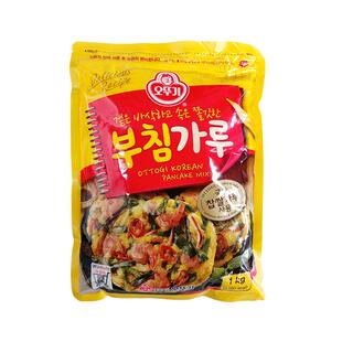 韩国不倒翁煎饼粉1kg泡菜饼土豆饼海鲜饼奥土基韩餐料理调味料