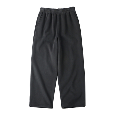 加绒加厚卫裤宽松直筒运动长裤