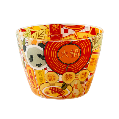 肆月高硼硅玻璃水杯川渝港式风