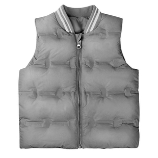 儿童冲锋衣校服羽绒内胆马甲中大童轻薄保暖鸭绒背心亲子内搭马夹