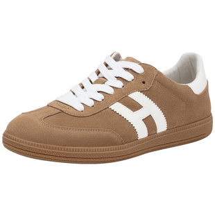 热风男鞋2026年春季新款板鞋增高户外板鞋子H14M26111