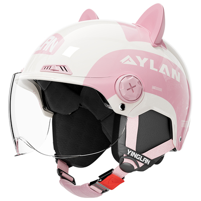 营缆头盔电动车四季通用可拆护耳