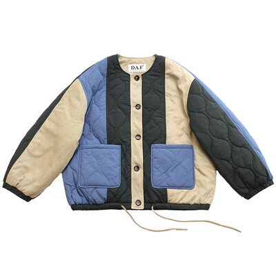 葫芦绗线夹棉外套/正反两穿马甲