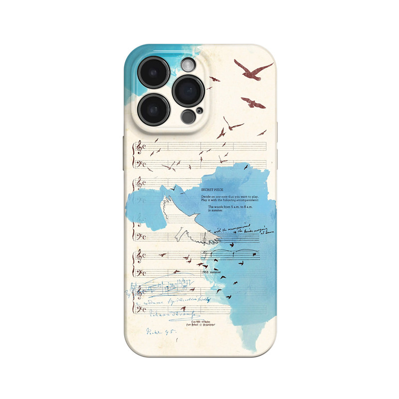 夏之乐章~创意独特ins适用iPhone16/15promax手机壳新款华为pura70苹果13红米k60vivoX10