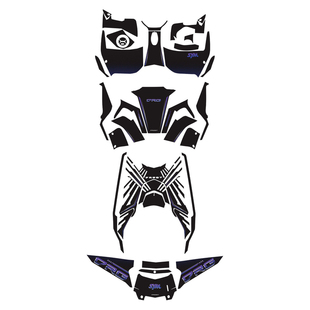 适用25款三阳DRG150二代油箱脚踏贴纸防刮耐磨脚垫磨砂贴膜改装件