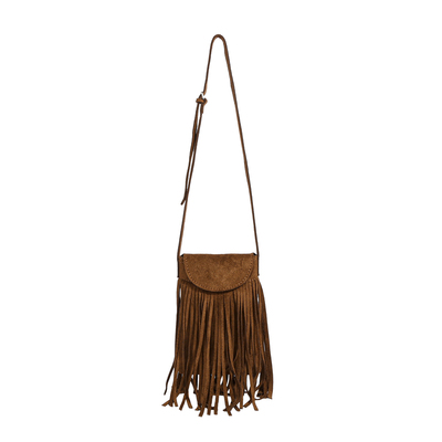 废土牛仔风斜挎小包包女流苏包