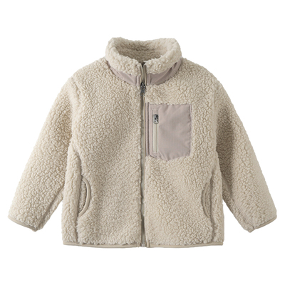 优衣k加厚秋冬摇粒绒外套