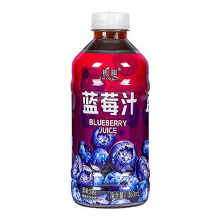 蓝莓汁整箱批300ml*6/24瓶蓝莓果味饮料水小瓶网红新日期厂家直发