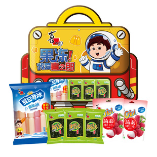 【直播】喜之郎儿童休闲零食大礼包送小朋友礼物礼品果冻海苔礼盒