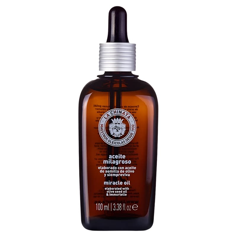 西班牙La chinata希那塔多效奇迹油角鲨烷保湿面部精华油100ML