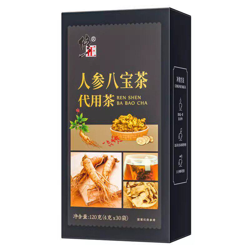 修正人参八宝茶枸杞杜仲雄花九宝养生茶