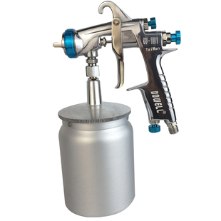 台湾德威尔W101上下壶压送式单枪气动喷漆枪家具面漆枪高雾化喷枪