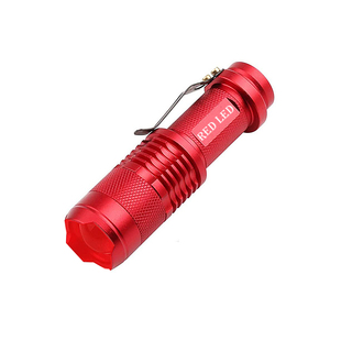 红光摄像头检测绿光蓝光手电筒 伸缩调焦远近光led户外防水可充电