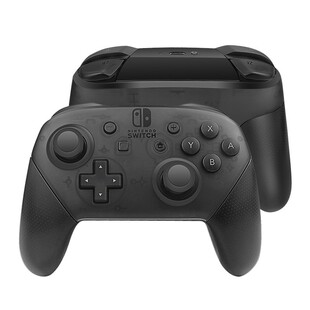 任天堂switch pro1代原装手柄ns海外版黑色专业游戏主机手柄蓝牙