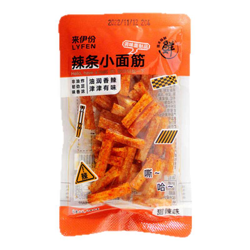 来伊份辣条小面筋500g