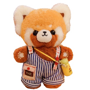 熊猫和朋友们小熊猫毛绒玩偶挂件可爱娃娃玩具公仔女朋友生日礼物