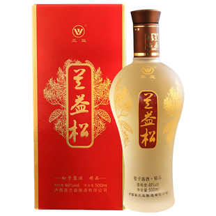 兰益松松子白酒酒基露酒精品礼盒装500ml 46度云南泸西特产松子酒