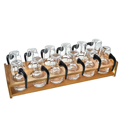 中式白酒杯分酒器套装水晶玻璃家用一口杯烈酒杯酒盅酒壶创意酒具