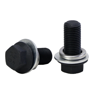 叉车挡货架螺栓M14固定螺丝及片适用杭叉A30 A35 A38合力3T  3.5T