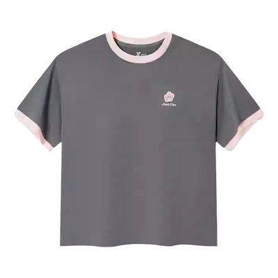 特步ATOMO FAFA丨短袖2025夏季新款T恤针织衫女款975328010507