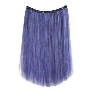 挑染假发片女一片式挂耳染彩色接发片内层漂染增发量多巴胺长发条