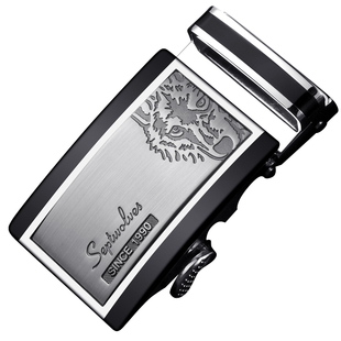 七匹狼皮带扣自动扣单扣头无带身男款合金裤带卡扣腰带扣头3.5cm