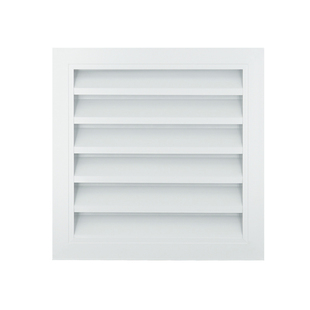 定制铝合金外墙防雨防水百叶窗通风口室外空调外机罩散热装饰格栅