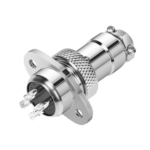 菱形航空插头插座GX16-2 3 4 5 6 7 8 9芯铜镀银焊脚电胶木母头