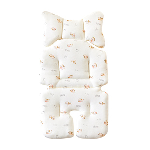 婴儿车坐垫推车棉垫宝宝餐椅安全座椅垫子儿童遛娃神器护脊垫秋冬