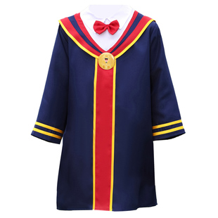 儿童博士服幼儿园毕业拍照礼服套装小学生演出儿童学士服