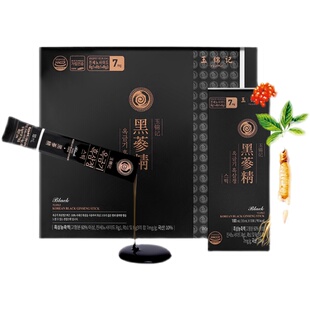 玉锦记炫黑版黑参精韩国高丽参官方旗舰店红参浓缩液人参原浆饮品