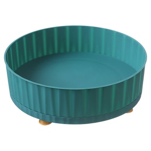 厨房可旋转调料置物架多功能360度调味酱油醋收纳架子轻奢水果盘