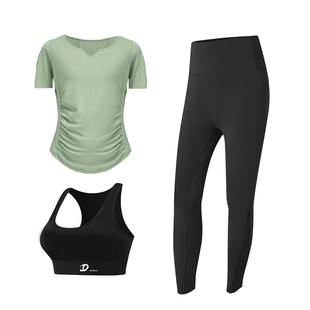 ICIB夏季瑜伽服套装女2025新款高级感健身薄款速干大码胖mm运动服