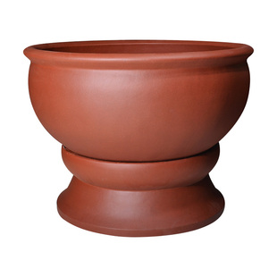 紫砂花盆养假山盆景睡莲荷花金鱼乌龟水培植特大号水缸书画缸摆件