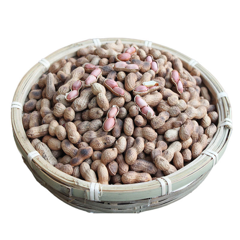 贵州特产柴火花生农家柴火铁锅现炒小花生坚果零食炒货原味花生