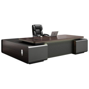 老板桌办公桌简约现代总裁桌领导办公室家具总经理大班台桌椅组合