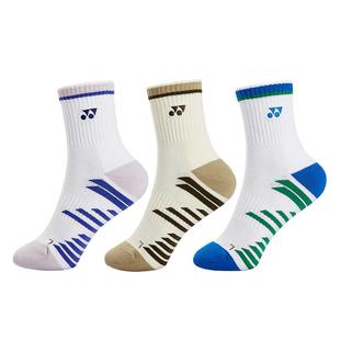 【自营】YONEX尤尼克斯短筒中筒女款运动袜羽球网球棉质吸汗抗菌